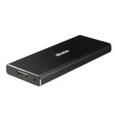 Zdjęcie produktu dla AKASA zewnętrzna obudowa dla M.2 SSD SATA II, III, USB 3.1 Gen1 Micro-B, (obsługuje 2230, 2242, 2260 i 2280), aluminiowa, czarna
