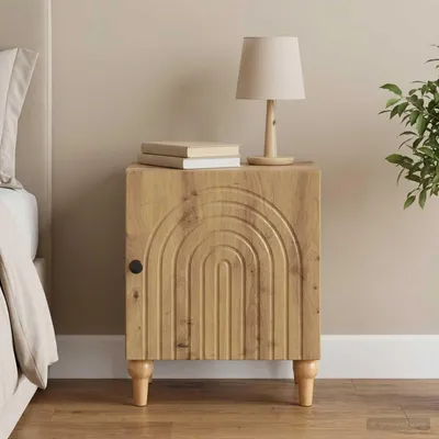 Obrázok produktu pre vidaXL Nočný stolík Artisan – dub 43 x 34,5 x 50 cm drevotrieska