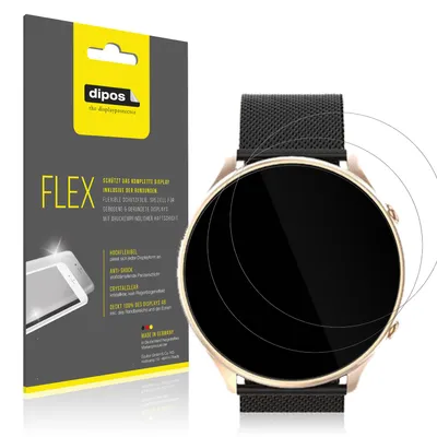 Produktbild von 2x Schutzfolie für SLOKSFil AK77 Folie, 100% Displayabdeckung, dipos Flex