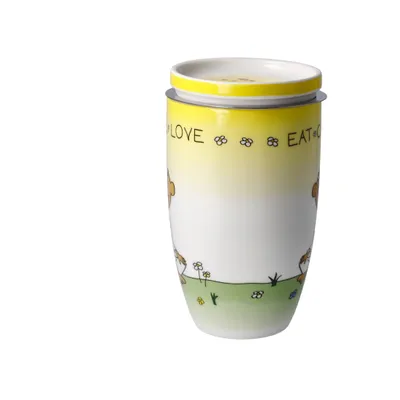 Produktbild von Goebel Der kleine Yogi Eat Chill Love (Teetasse mit...