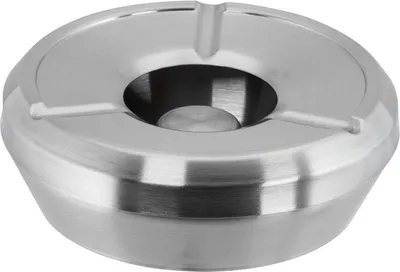 Produktbild von APS 91 Windaschenbecher FORGE, Edelstahl, Ø 12 cm, Höhe 4,5 cm