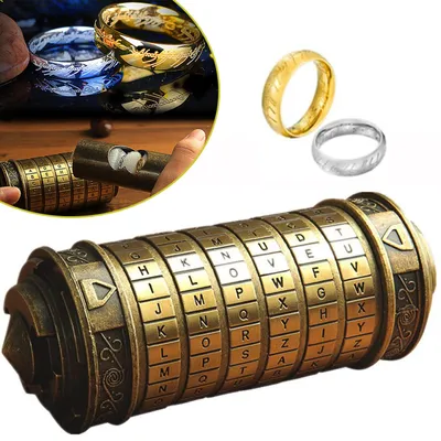 Produktbild von Da Vinci Code Mini Cryptex für Weihnachten, Valentinstag und Geburtstag Freunde und Bekannte
