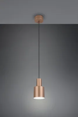 Image de Trio - Suspension AGUDO - Marron - 12x12x150 cm