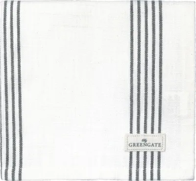Produktbild von Greengate Gladys Stoffserviette grey 40x40cm