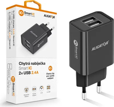 Produktbild von Aligator CHA0038, Drinnen, AC, Schwarz