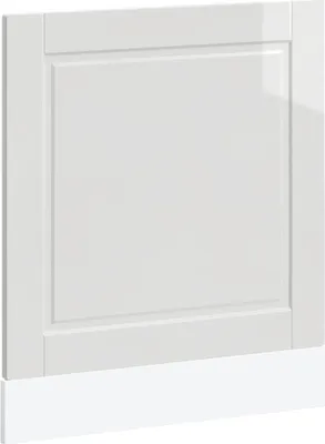 Produktbild von （Robust Möbel）Küche Küchenschrank - elegantes Design - Buffetschrank - Geschirrspülerblende Porto Hochglanz-Weiß 60x1,5x67cm - Küchenschränke DEMöbel891087