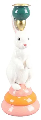 Immagine prodotto di Clayre & Eef, decorazione coniglietto bianco, plastica