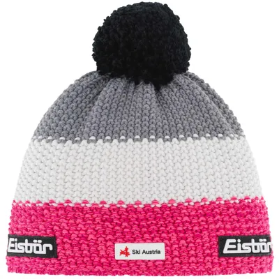 Zdjęcie produktu dla Eisbär Star Pompon SKA Beanie Flecked Pink/White/Grey UNI Czapka