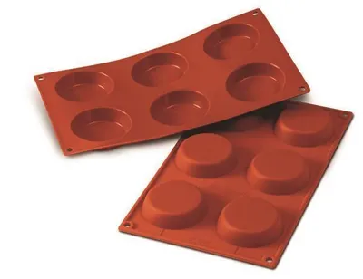 Produktbild von Silikon-Backform, 175x300x17 - 6 Formen