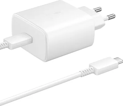 Obrázok produktu pre Samsung, Sieťová nabíjačka Samsung 45 W USB-C s káblom USB-C na USB-C 1,8 m, biela