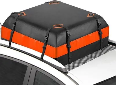 Produktbild von Famanu Opvouwbares Auto-Dachkoffer - 600 Liter - Schwarz