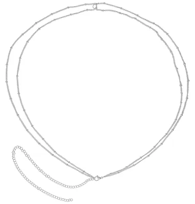 Produktbild von Wildcat Bauchkette - Connected Satellite Belly Chain - Silber - Chirurgenstahl 316L - wasserfest, langlebig, hautverträglich, Silber