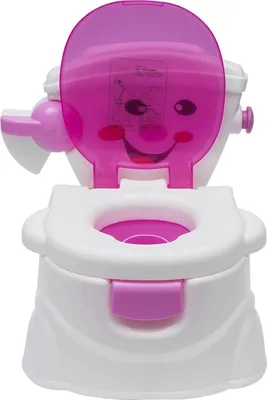 Produktbild von Kindertöpfchen - Trainings-Töpfchen - Tragbar - Für 6 Monate–5 Jahre - Unisex - Kunststoff - Rosa