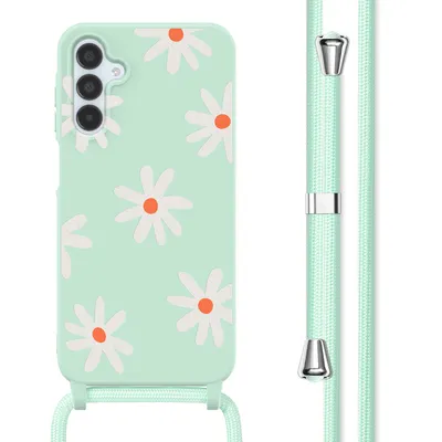 Obrázek produktu pro imoshion Silikonové pouzdro s páskem Samsung Galaxy A15 (5G/4G) – Green Flower Distance