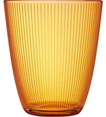 Zdjęcie produktu dla Szklanka Luminarc Concepto Stripy, żółto-pomarańczowa, pojemność 31 cl