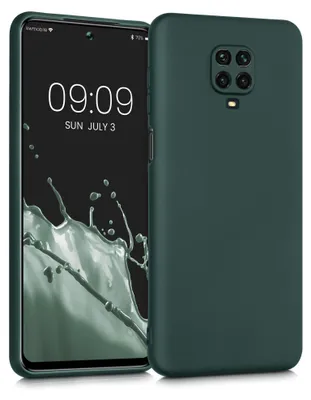 Produktbild von kwmobile Handyhülle für Xiaomi Redmi Note 9S / 9 Pro / 9 Pro Max Hülle - Silikon Case metallisch schimmernd - Schutzhülle Cover - Metallic Petrol