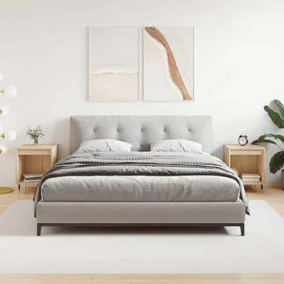 Obrázek produktu pro vidaXL Noční stolky 2 ks Sonoma dub 40x35x50 cm výrobek z odvozeného dřeva