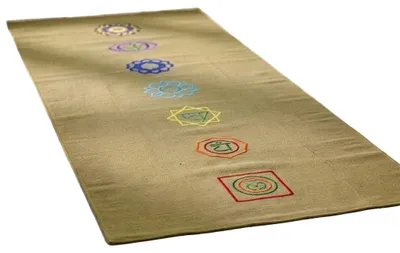 Produktbild von Yogateppich Baumwolle rug - chakra