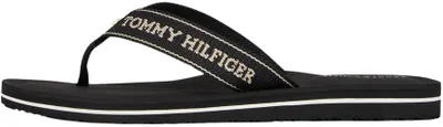 Zdjęcie produktu dla Sandały Tommy Hilfiger dla kobiet, model Sporty Mid Wedge z logo, kolor czarny, rozmiar 42