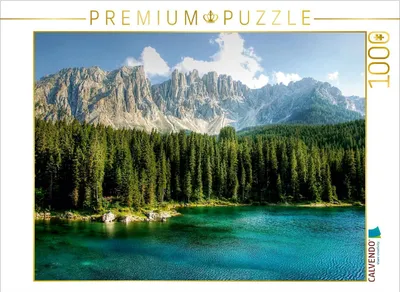 Produktbild von Calvendo Karersee - Latemar - Karerpass 1000 Teile Puzzle quer 640x480mm, ; 7356278