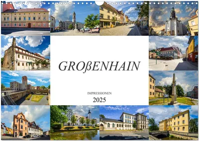 Produktbild von Großenhain Impressionen (Wandkalender 2025 DIN A3 quer), CALVENDO Monatskalender