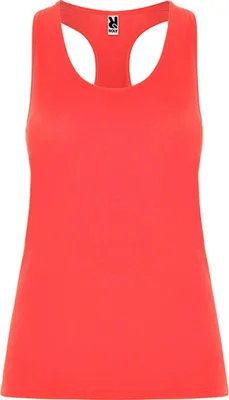 Produktbild von Roly CA6656 | Damen Shirt Aida Woman Tank Top - Farbe: Fluor Coral 234 - Größe: M