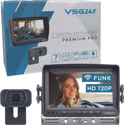 Produktbild von 7" FUNK-HD-Rückfahrkamera PREMIUM PRO HD 24581