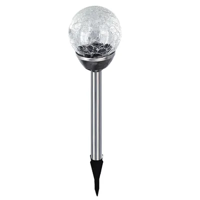 Produktbild von 9er Set LED Kugel Solarleuchte | Solar Lampe Kugelleuchte Edelstahl | Gartenleuchte Solarlampe Wegleuchte Gartenbeleuchtung