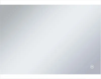 Zdjęcie produktu dla Lustro łazienkowe z LED i czujnikiem dotykowym, 80x60 cm
