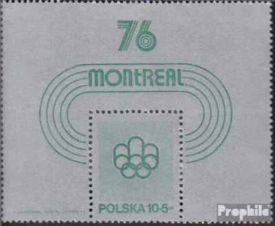 Produktbild von Briefmarken Polen 1975 Mi Block61 (kompl.Ausg.) postfrisch Olympische Sommerspiele 76