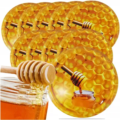 Produktbild von Silgan Twist-Off-Deckel 66mm Bienenmotiv 4-Zahn 10 Stück