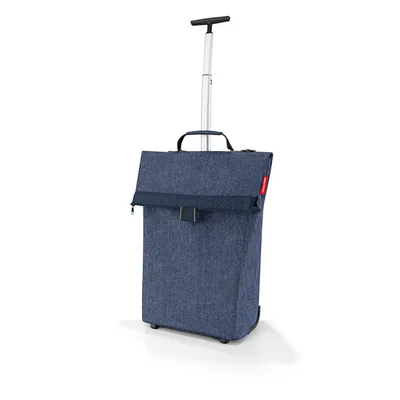 Produktbild von reisenthel trolley M, Einkaufstrolley, Herringbone Dark Blue, 43 L, NT4113