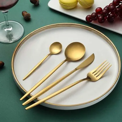 Produktbild von Spatenmengset, rohrgestrahlt, rostfrei, waschmaschinenfest / Gesund und nachhaltig, 24-teilig
