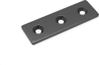 Produktbild von Verbinderplatte 40x120, Stahl, schwarz