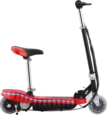 Produktbild von E-Scooter für Kinder mit Sitz und LED 120 W Rot