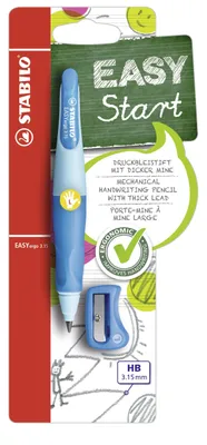 Obrázok produktu pre Stabilo® B-46867-3 Ergonomická mechanická ceruzka na učenie písania EASYergo 3.15, svetlomodrá/tmavomodrá, L