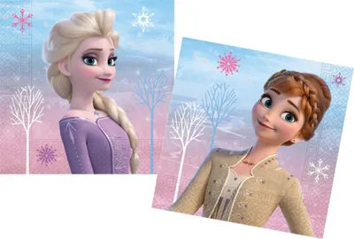 Productafbeelding van Servetten, 33x33 cm, FROZEN II,Mix, 20 stuks, Procos