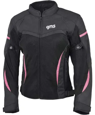 Zdjęcie produktu dla Damska kurtka motocyklowa GMS Tara Mesh, czarny/różowy, XL