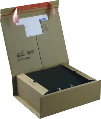 Produktbild von Versandkarton 330x290x120mm selbstklebend braun Packung mit 10 Stück
