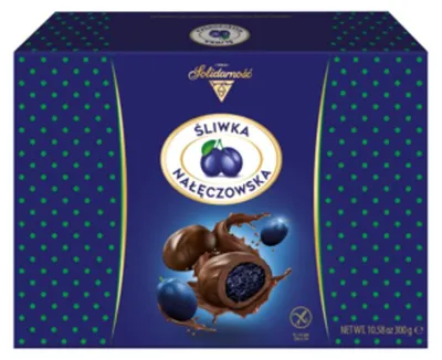 Obrázok produktu pre Solidarność Śliwka Nałęczowska – slivky Nałęczowska v čokoláde, 300 g