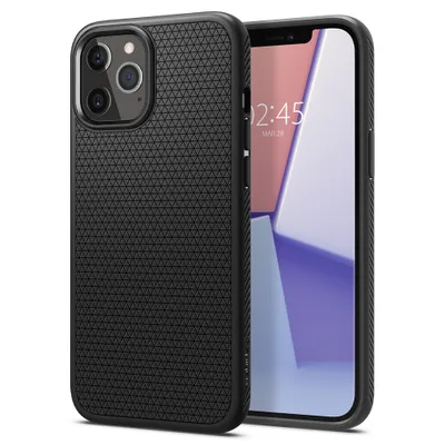 Obrázek produktu pro Spigen Liquid Air Matte, Obal, Apple, iPhone 12 Pro Max, 17 cm (6.7"), Černá
