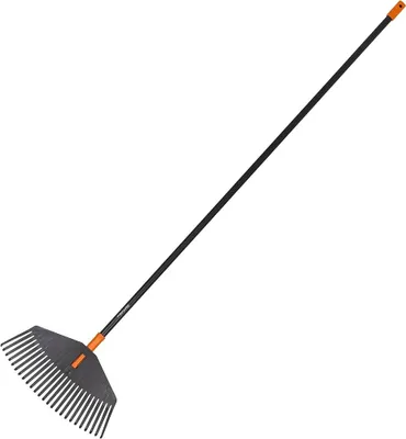 Immagine prodotto di Fiskars 1003465 rastrello Rastrello per foglie Nero