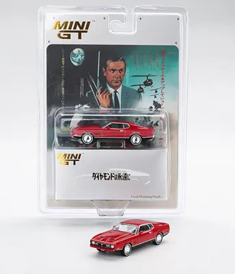 Immagine prodotto di FORD MUSTANG MACH 1 - I DIAMANTI SONO PER SEMPRE 1971 GIAPPONE BLISTER Mini GT 1:64