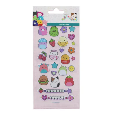 Obrázok produktu pre Sada nálepiek Squishmallows – super nadýchané