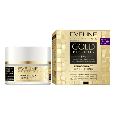 Obrázok produktu pre Eveline Cosmetics Gold Peptides – pleťový krém, hydratácia, regenerácia