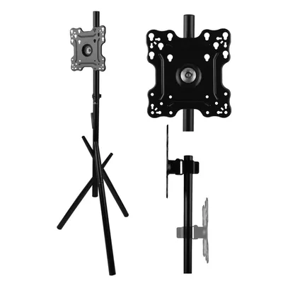 Produktbild von Maclean MC-181 B TV Ständer Bodenständer TV Halterung 27–55 Zoll VESA 200x200 bis 60 kg Fernseher Standfuß Freistehend Schwarz