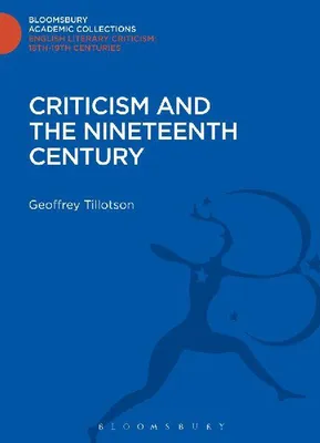 Produktbild von Criticism and the Nineteenth Century