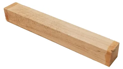 Produktbild von Erlenholz Penblanks, Drechselholz, Bastelholz. 2x2x15 cm.