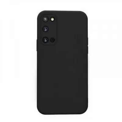 Produktbild von Liquid Silikon Hülle Für Smartphones - Farbe: Schwarz - Modellkompatibilität: Für Samsung Galaxy S20