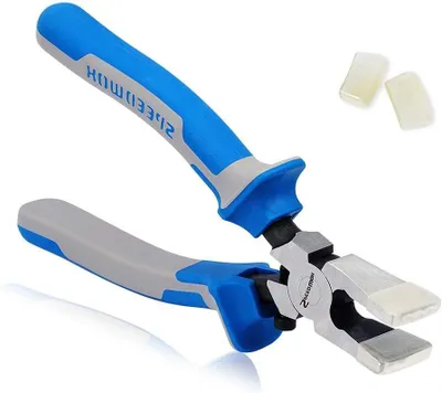 Productafbeelding van Professionele Glazen Snijtang met Rubberen Tips voor Mozaïekglaswerk